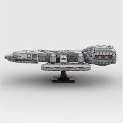 NEW MOC Battlestar Model Building Blocks Star Movie Technology Brick DIY Weapon Spaceship Toy Children Holiday Gift