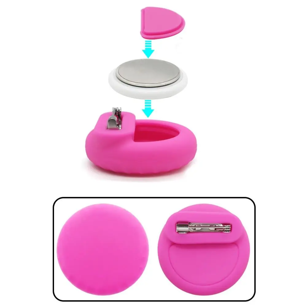 Durable Silicone Tracker Case Anti-scratch Sleeve Keychain Hidden Brooch Pin Waterproof Tracker Accessories for AirTag