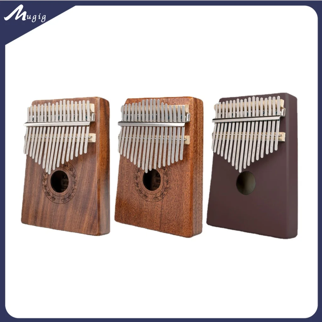 

Mugig 17 Keys Kalimba KOA Thumb Piano Mbira Musical Instrument Africa Finger Piano Best Gift for Kids Beginner