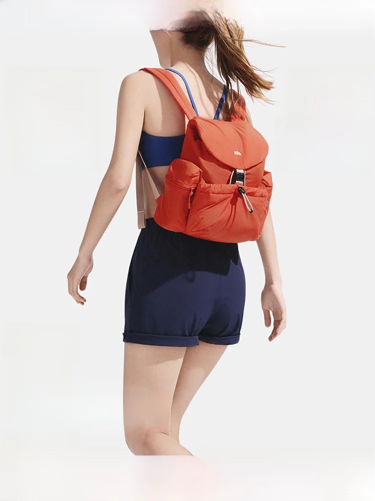 

Женский расширяемый рюкзак Banana Leaf, вместительная дорожная сумка для походов, легкий, для активного отдыха, повседневный стиль, квадратная форма