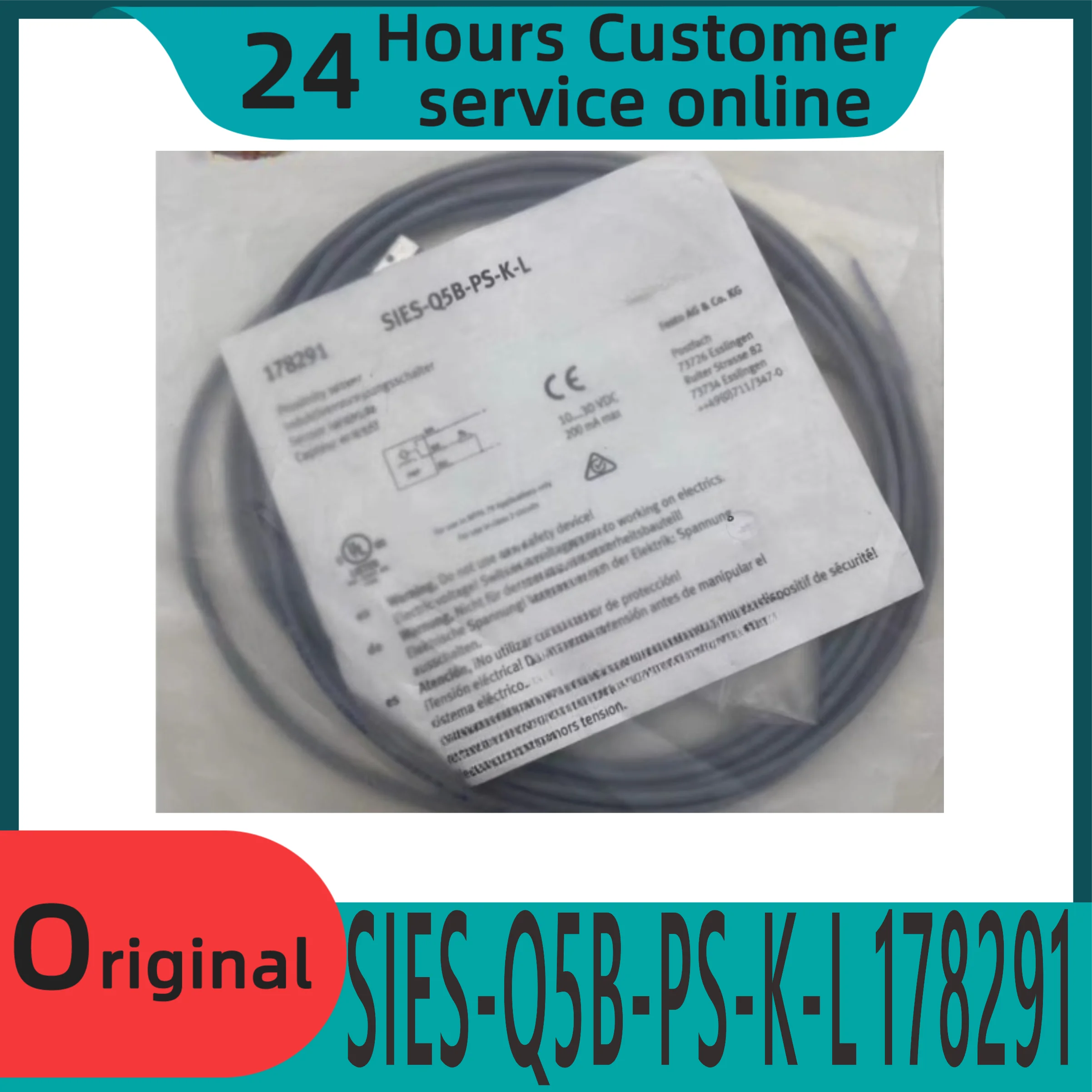 

New original sensor proximity switch SIES-Q5B-PS-K-L 178291