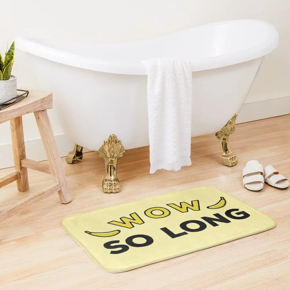 Wow So Long Banana Bath Mat Bathroom Accessory DoorFor The Door Entrance Doormat Bathroom Utensils Mat