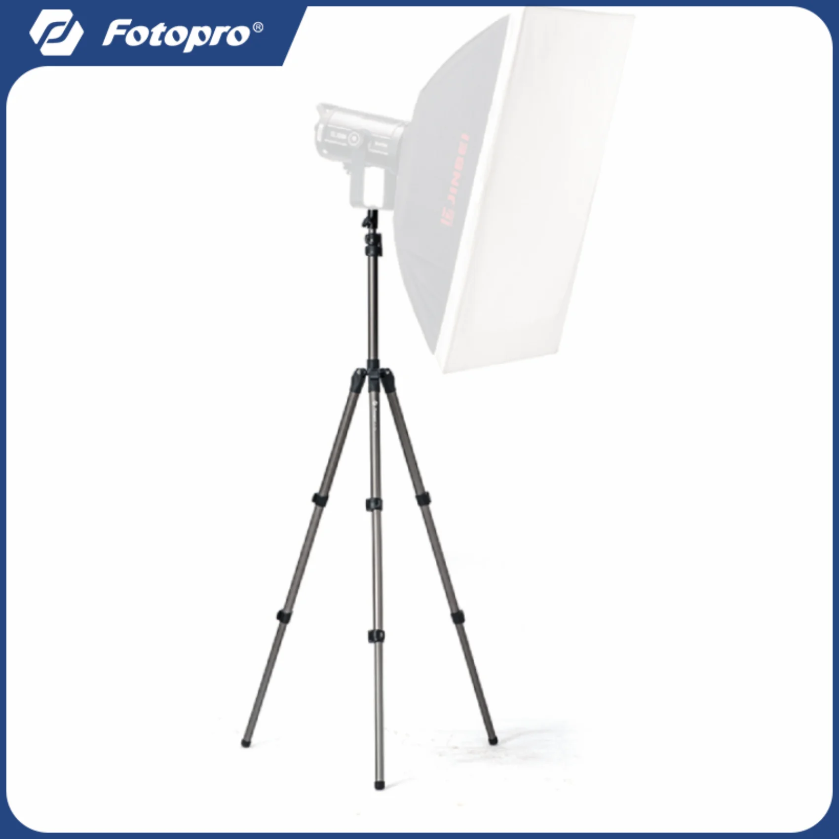 

Fotopro TL-970 2M Aluminum Alloy Light Stand Reversible Portable Studio Lighting Tripod for LED Light Projector Flash Softbox