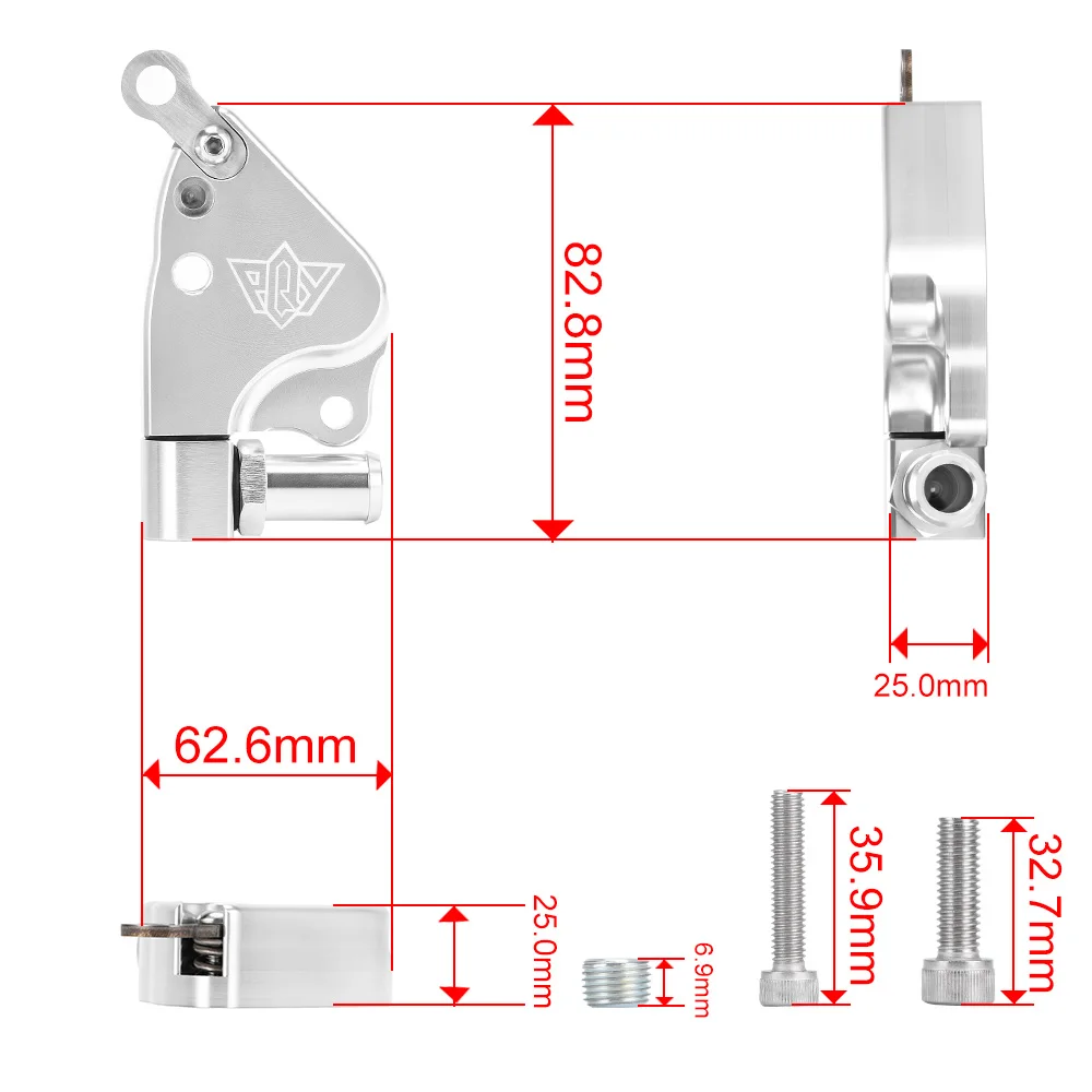 New high quality PQY Intake Manifold Adapter Plate For Civic K20 Manifolds On K24 Coolant Adapter VR-IMK06S-QY