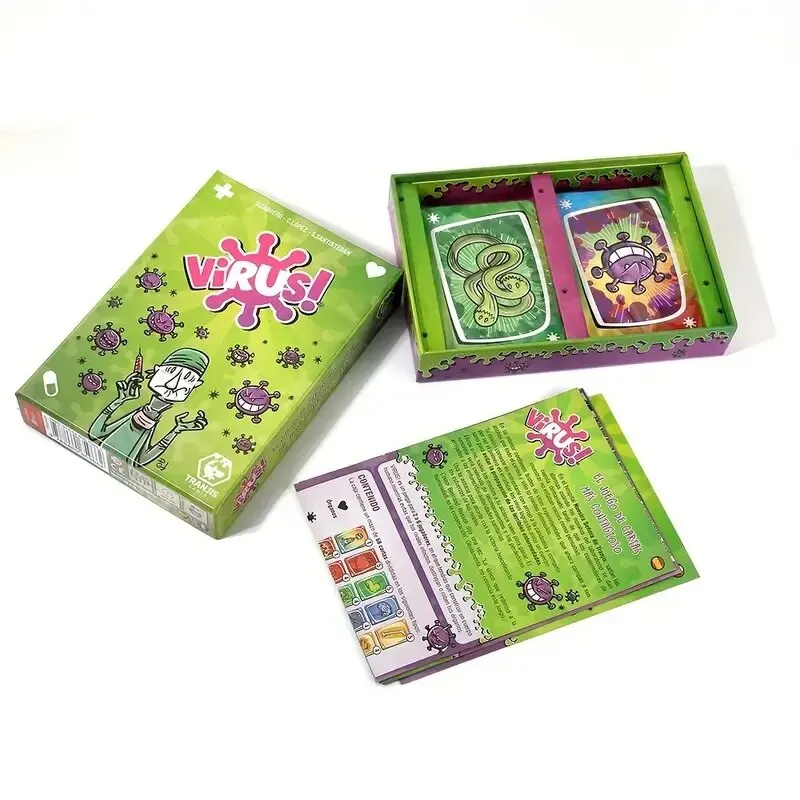 Virus Infection Card Game The Contagiously Fun Card Game Virus Party Game For Fun Family Game Casual Party Game Card