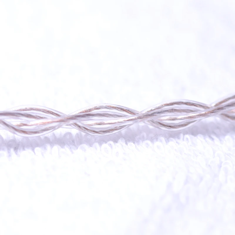 Hakugei TPE. الفضة النقية مختلطة occ النحاس سماعة كابل لتقوم بها بنفسك. هاي فاي