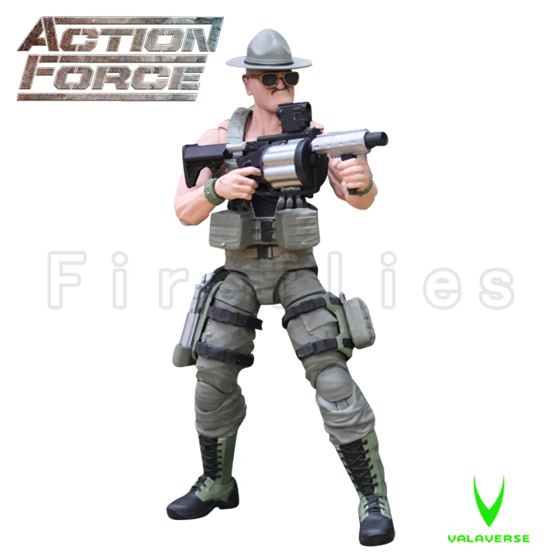 1/12 6inches Valaverse Action Force Action Figure Wave 2 SGT Anime Model For Gift Free Shipping