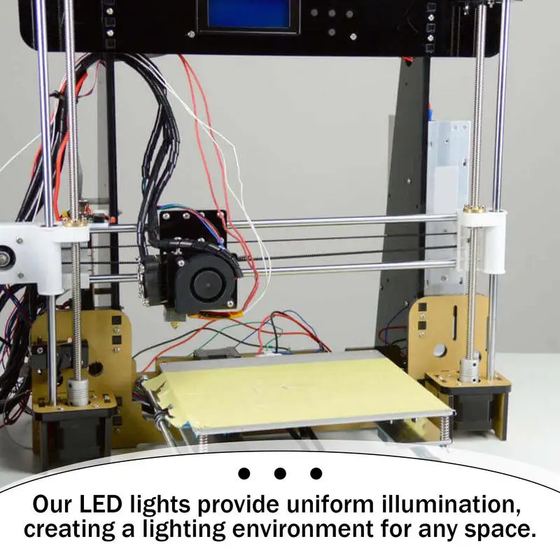 

Улучшенная Светодиодная панель для 3D-принтера Bambu Lab A1/A1, осветительные полосы, равномерное освещение высокой яркости, аксессуары для 3D-принтера, осветительные приборы