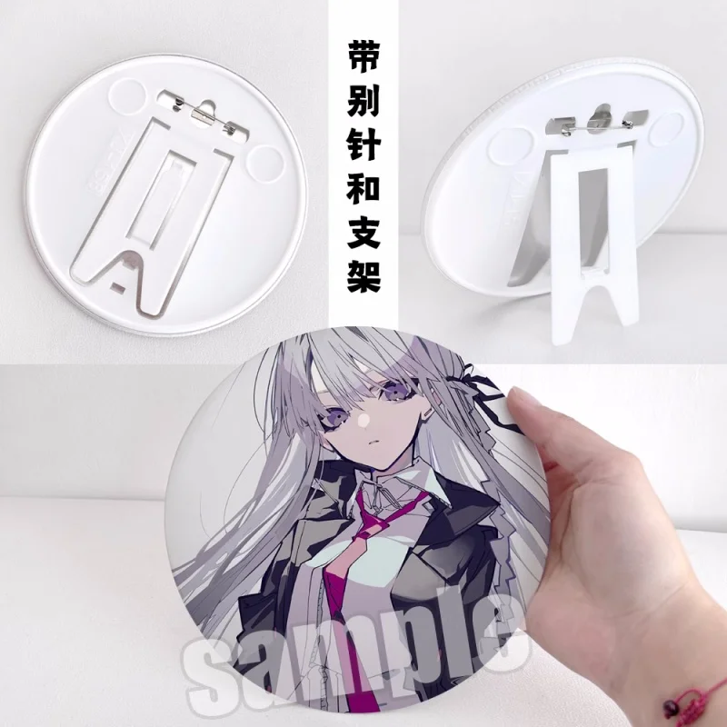 Anime Danganronpa Naegi Makoto Bedge Collect Bags Badge 16cm Button Brooch Pin Souvenir Stand Figuras Cosplay Gift 7079