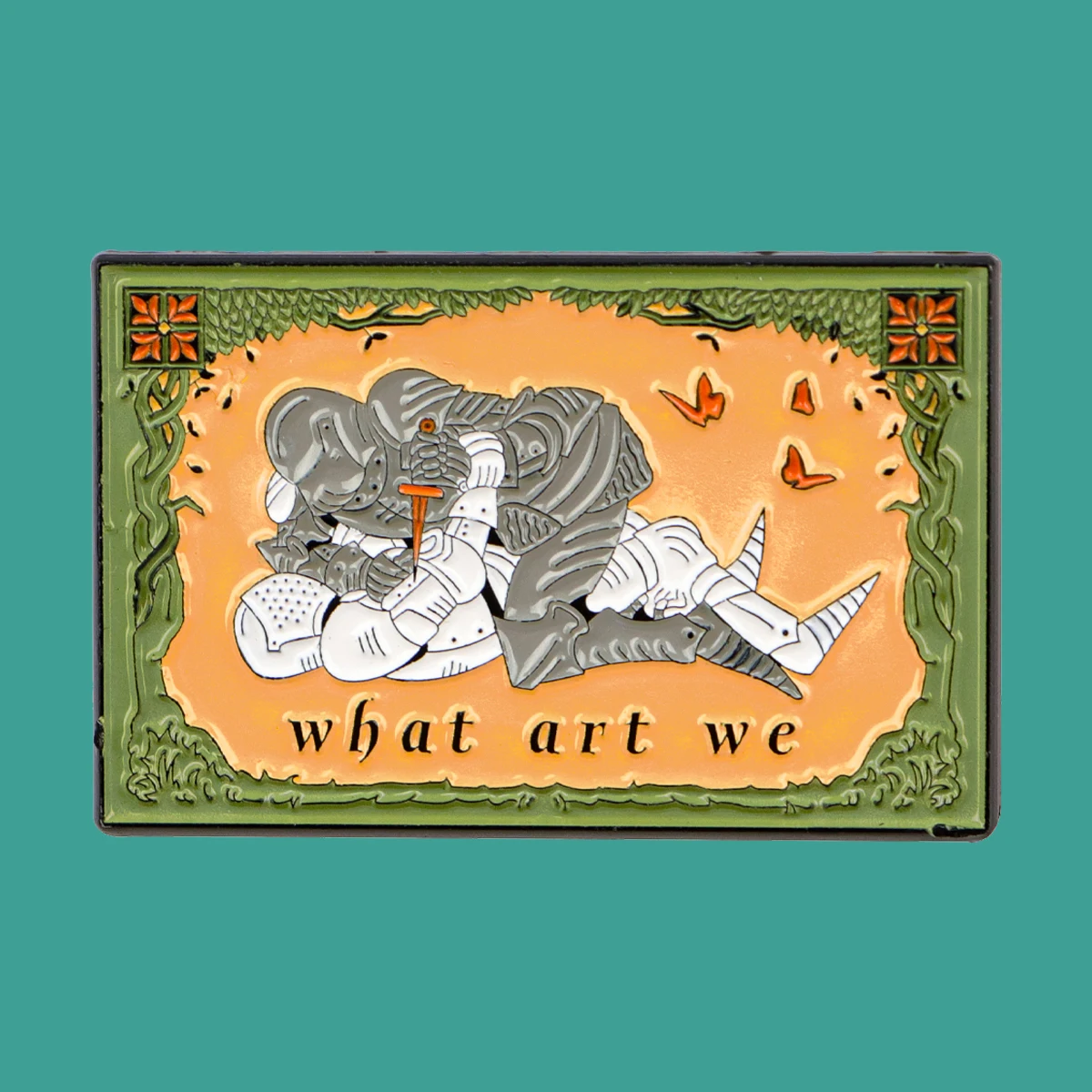 What art we Cartoon Knight Enamel Pins Cool Brooch Clothes Backpack Lapel Badges Fashion Jewelry Accessories For Friends Gifts