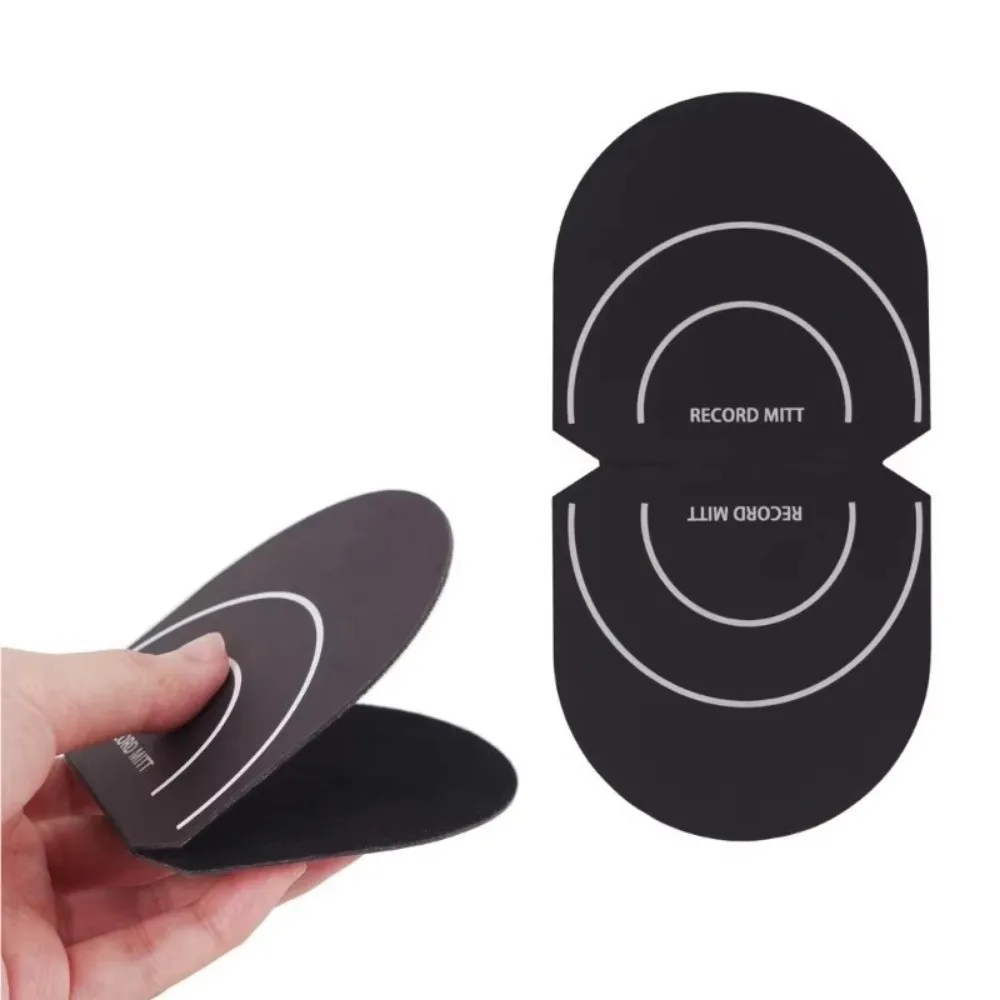 Anti Static Record Mitten Soft Against Scratch Record Cleaner Microfiber Material Handler Protectors for Handling and Avoiding
