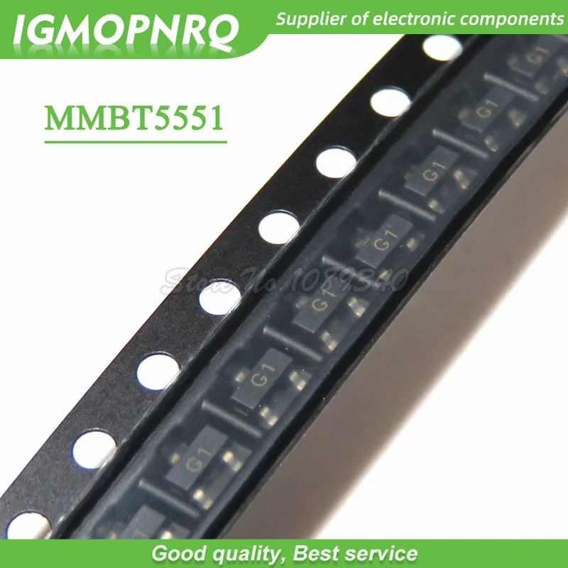 100Pcs 2N5551 MMBT5…