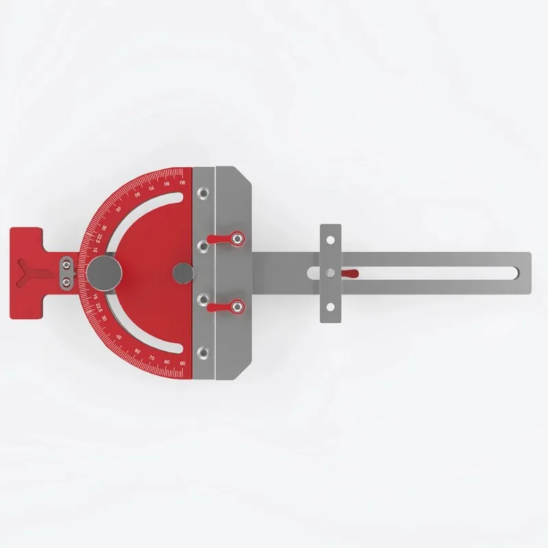 

Multi angle guide rail auxiliary fixture 65 ° adjustable aluminum alloy precision cutting woodworking tool