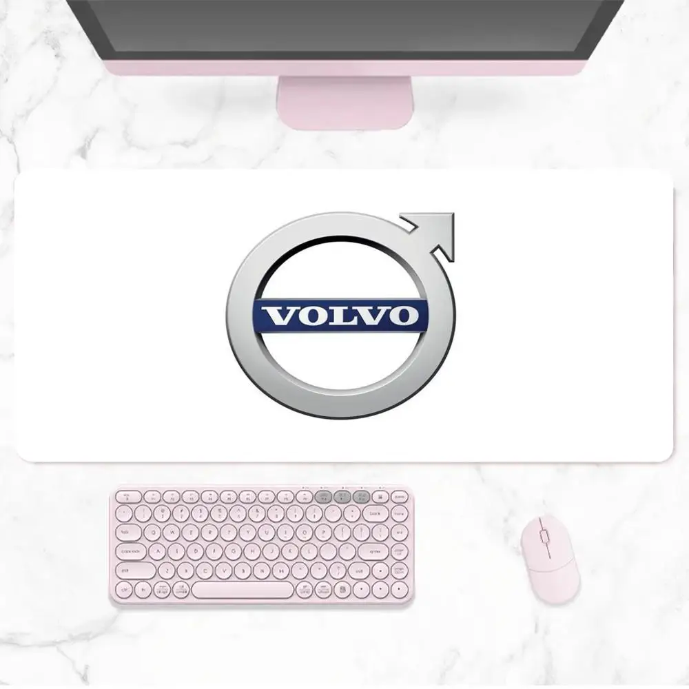 Anime Game Mouse Pad V-Volvo car logo Mouse Pad Computer Desk Pad Office Carpet Laptop Mouse Pad