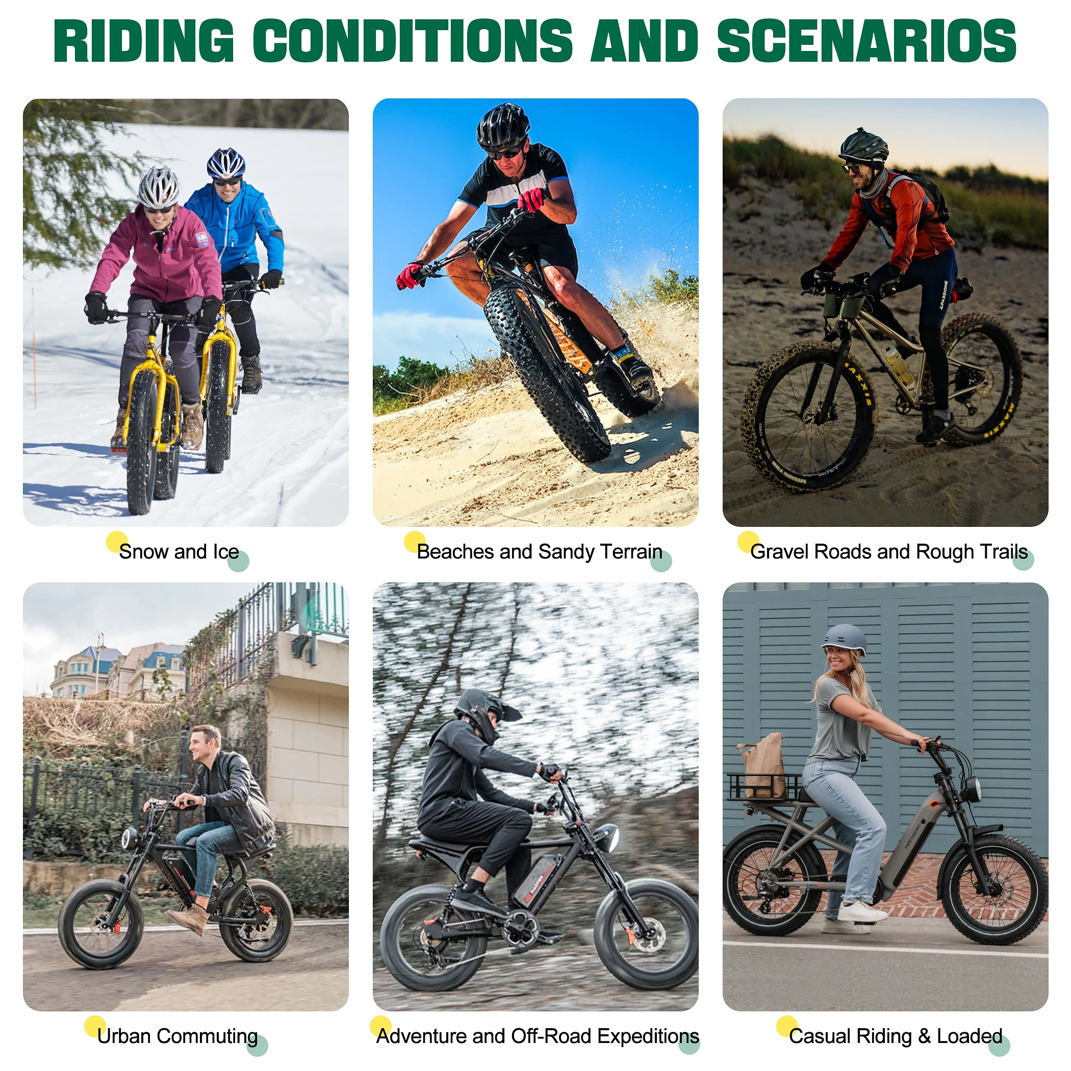 مجموعة تحويل الدراجة الإلكترونية ذات الإطارات السميكة بقدرة 750 وات من بافانغ، مجموعة محرك المحور الخلفي G062 للدراجات الكهربائية، خيار 20 بوصة 26 بوصة، طاقة ذروة 1300 وات