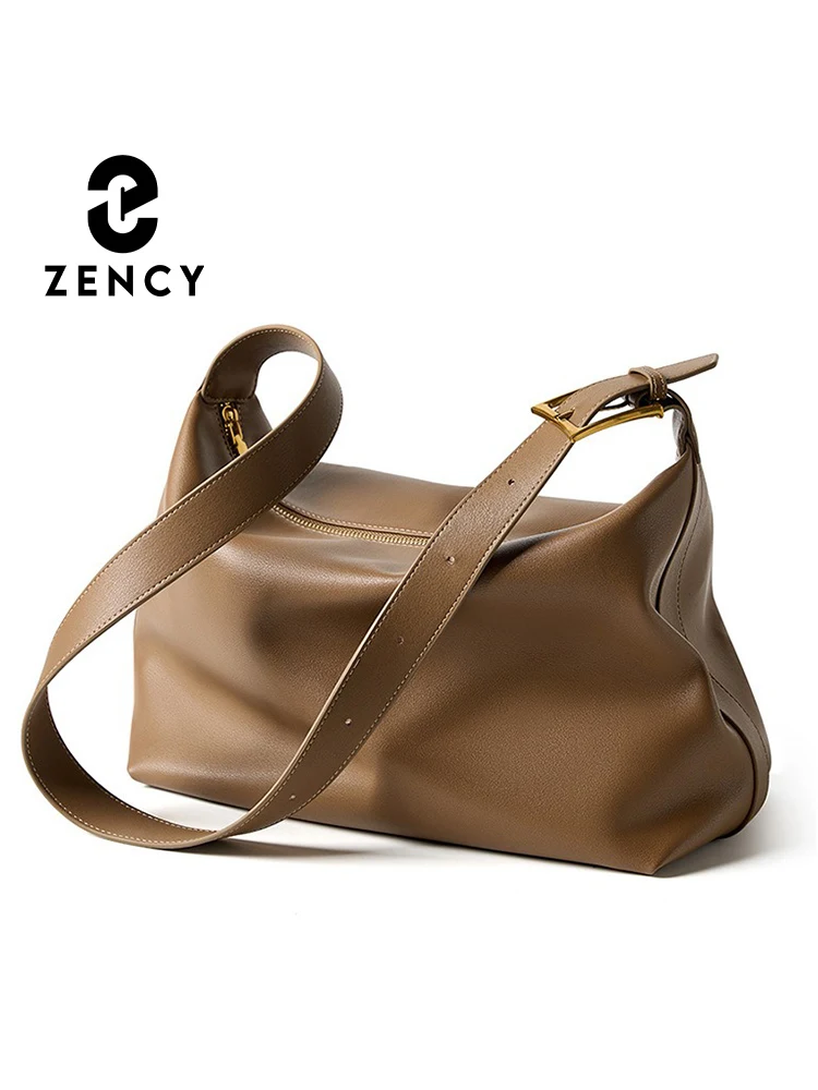 

Zency Women Large Capacity Messenger Bag Crossbody Luxury Designer Underarm Tote Handbag 2024 New Trendy Big Commuter Bags