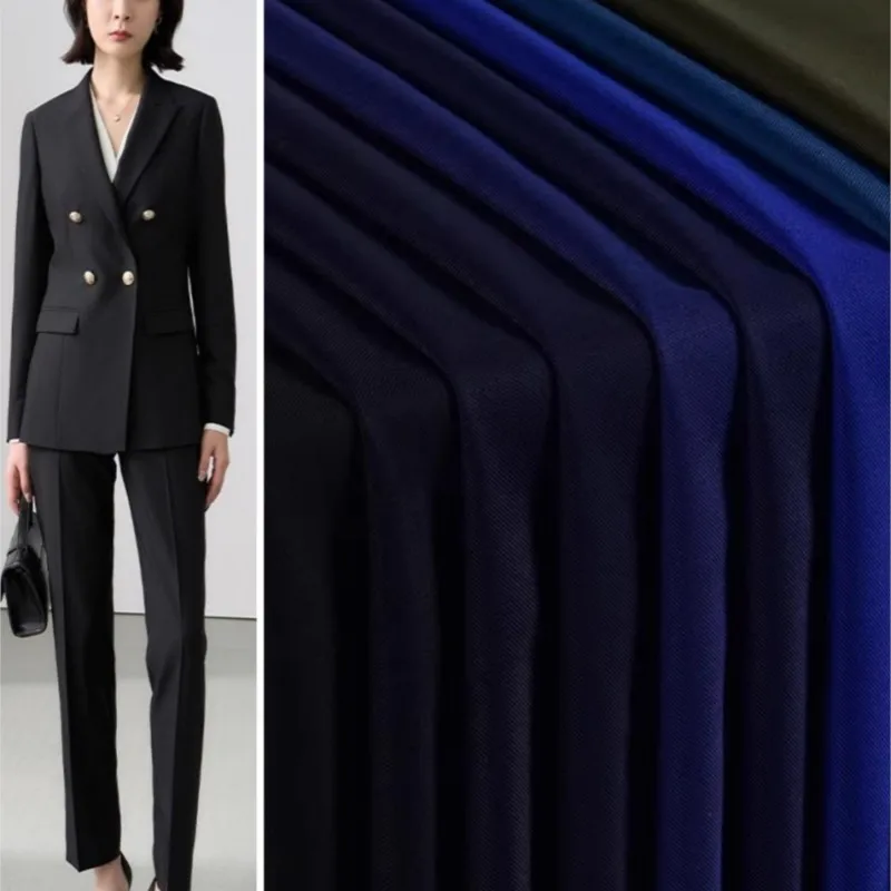 

Serge Uniform Fabric Fine Twill Small Suit Pants Overalls Designer Cloth
