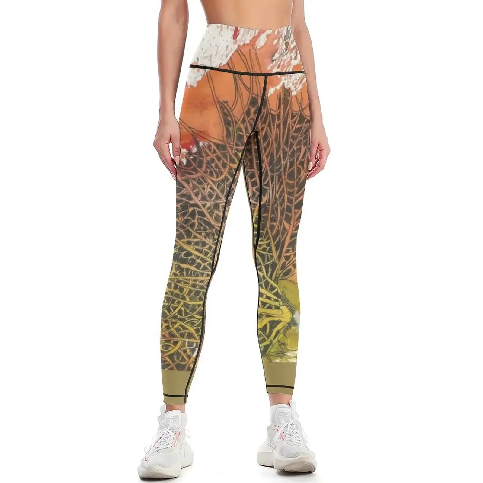 

ORIGINAL SEA FAN radical pioneering adventurer Leggings for physical gym's sportswear jogging pants Womens Leggings