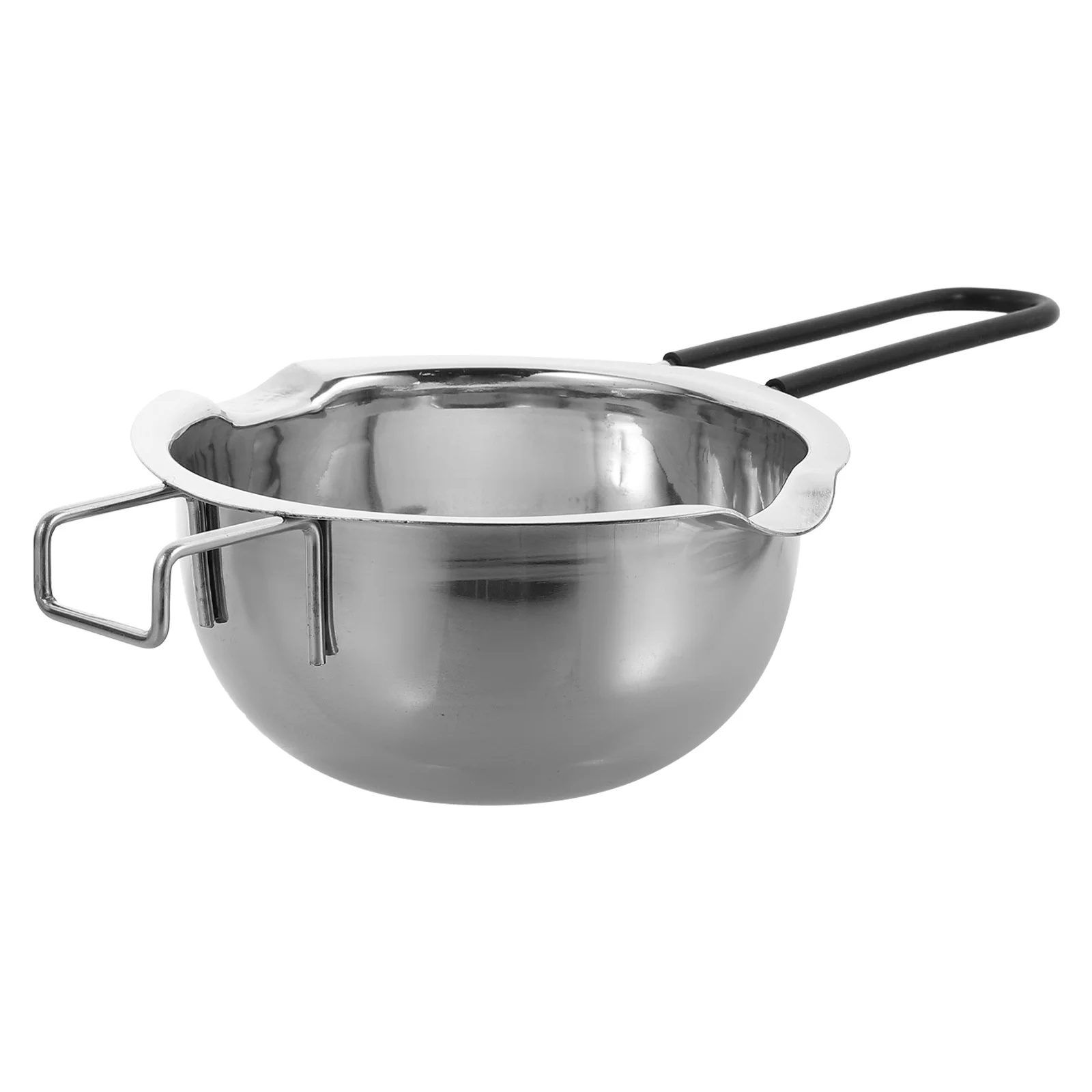 Olla para derretir Chocolate, Caldera doble resistente a la oxidación de acero inoxidable 304 para mantequilla, queso, caramelo, caños dobles planos