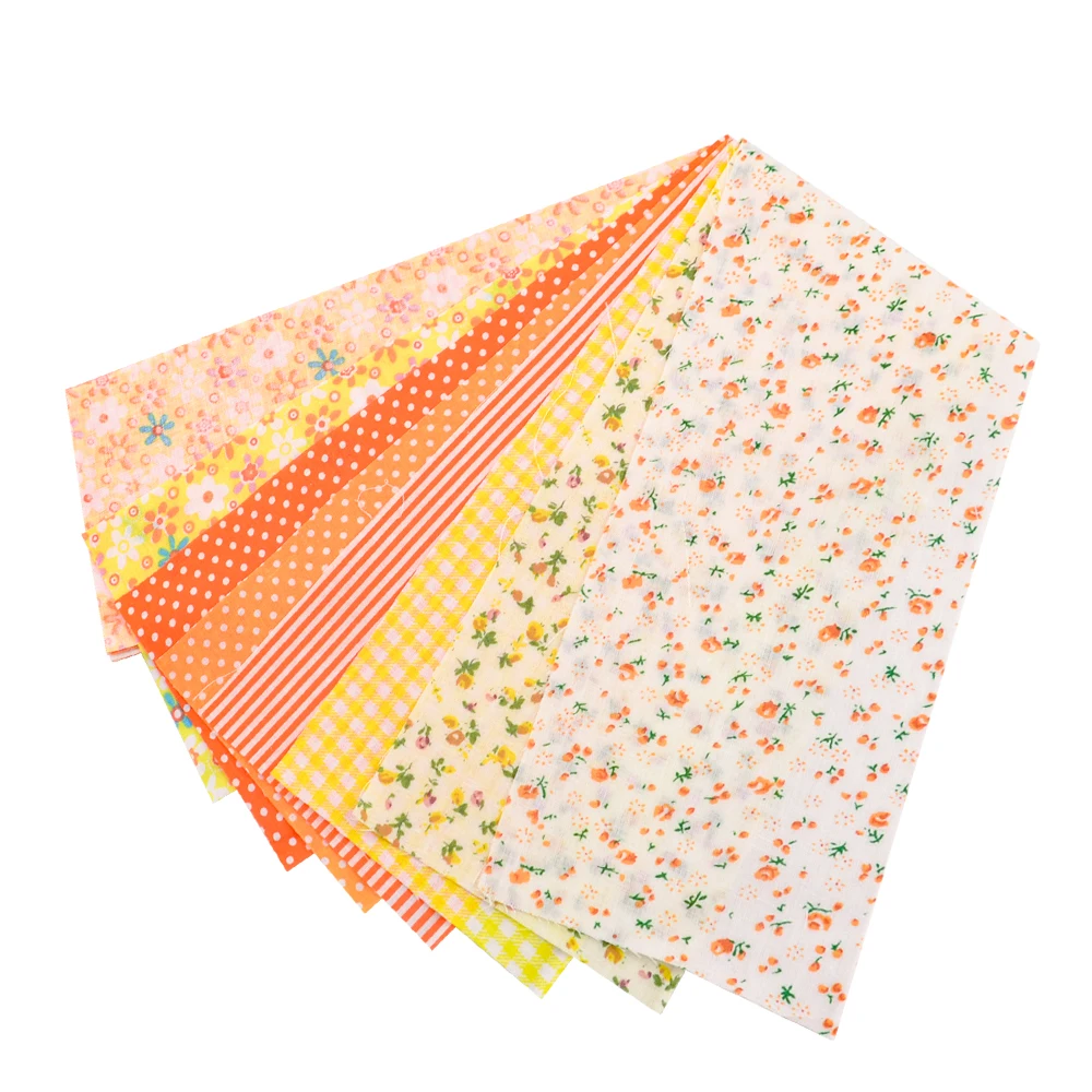 Teramila Neuheiten Bunte Design 6-8 PCS /Lot 9CM x 50CM Nähen Material Baumwolle Gelee rollen Streifen Plain Stoff Patchwork – Detail 29