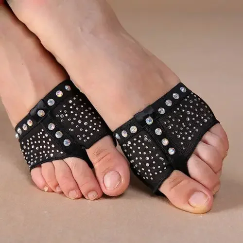 Calcetines de baile con Tanga para danza del vientre, almohadillas para los dedos del pie, calcetines de práctica de danza del vientre, zapatos de baile de Ballet, accesorios profesionales
