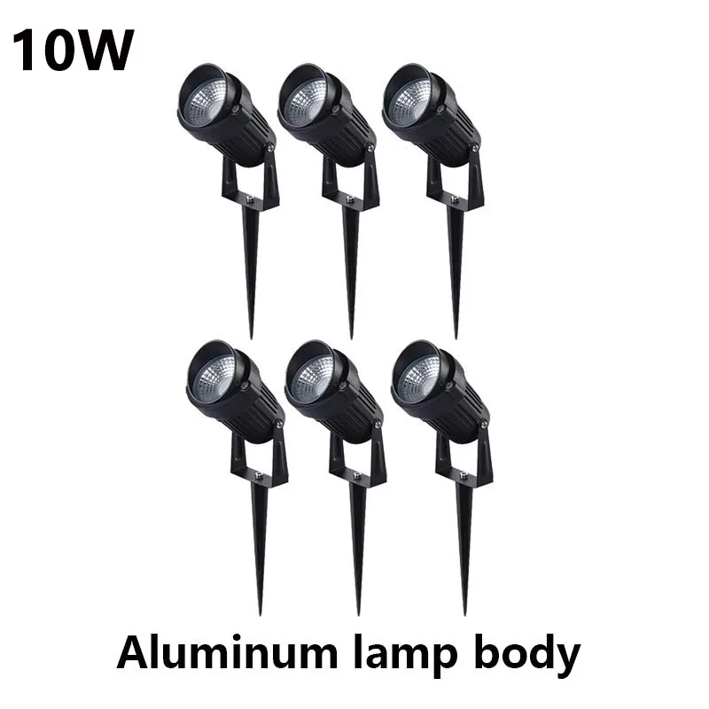 Imagem -04 - Impermeável Led Jardim Iluminação Spike Lawn Lamp Terrace Path Spotlights Decoração ao ar Livre ac 220v 110v Dc12 10w 15w