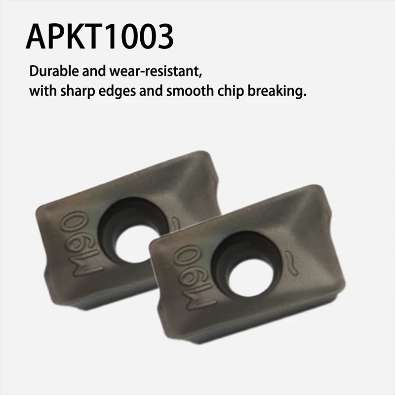 HM90 APKT1003 PDR IC908 Carbide inserts Milling Turning Tool For CNC APKT 1003 Face Mill APKT 1003PDER Lathe Milling