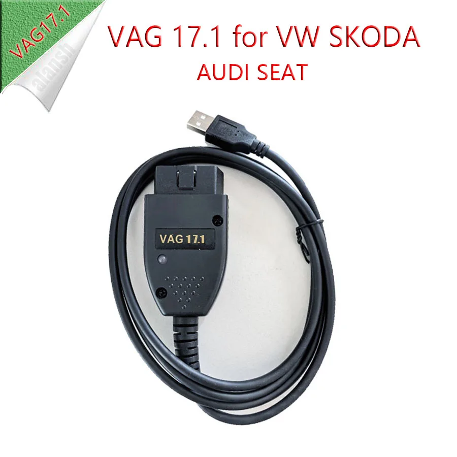 Vag OBD2 Com Scanner V17.1 Hex CAN USB Interface Unlock Hidden Function FOR VW AUDI Skoda Seat  Atmega162 Nitro
