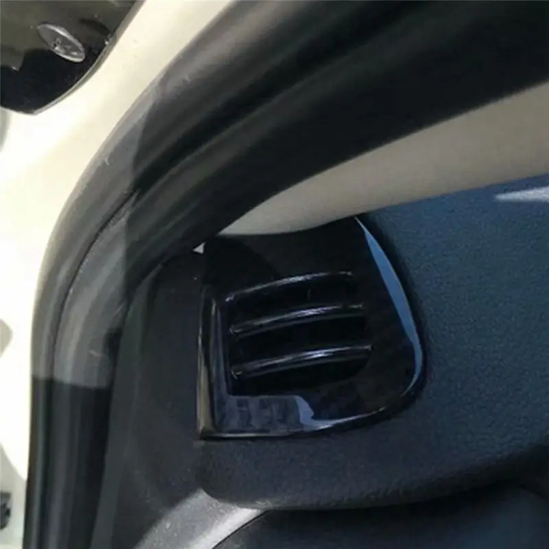 Car Air Outlet Vent Cover Trim Sticker For Mini Cooper F55 F56 F57 Hatchback Component ABS Carbon Fiber