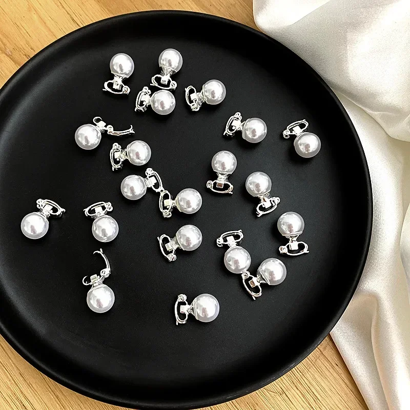 New 5pcs/set Pearl Hair Clips Women Girls Small Hair Ornament Clips Bride Hair Pins Sweet Ponytail Holder Braiding Style Accesso