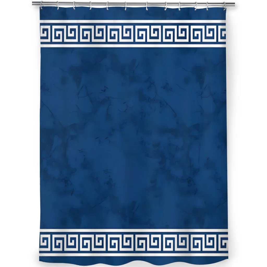 Great Greek Pattern Bathroom Shower Curtains Ancient Greece Waterproof Partition Curtain Funny Home Decor Accessories