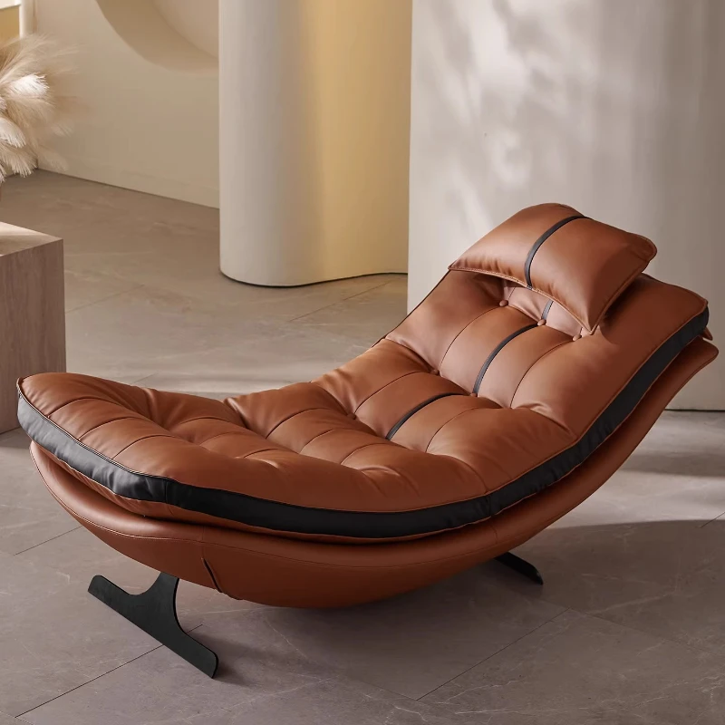 

Modern simple living room leisure chair household bedroom lazy sofa chair