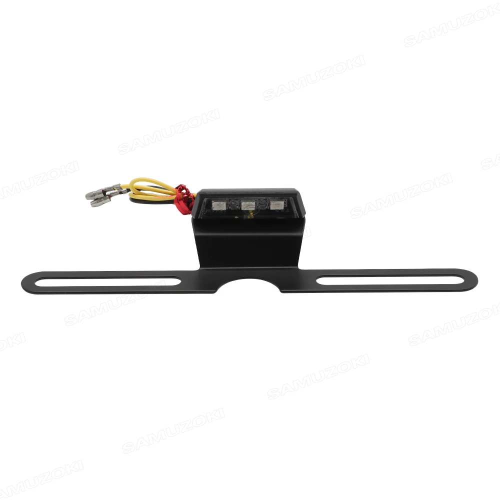 License Plate Lamp For KAWASAKI Z125 Z250 For YAMAHA FZ8 FZ1 For DUCATI X Diavel Motorcycle Accessoreis CNC Tail Tidy LED Light
