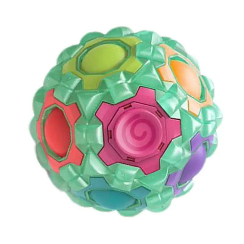 

Rainbow Ball Multifunctional Body Massage Ball Colorful Ball Puzzle Cube Fun Educational Fidget Ball Puzzle Game For Boys Girls