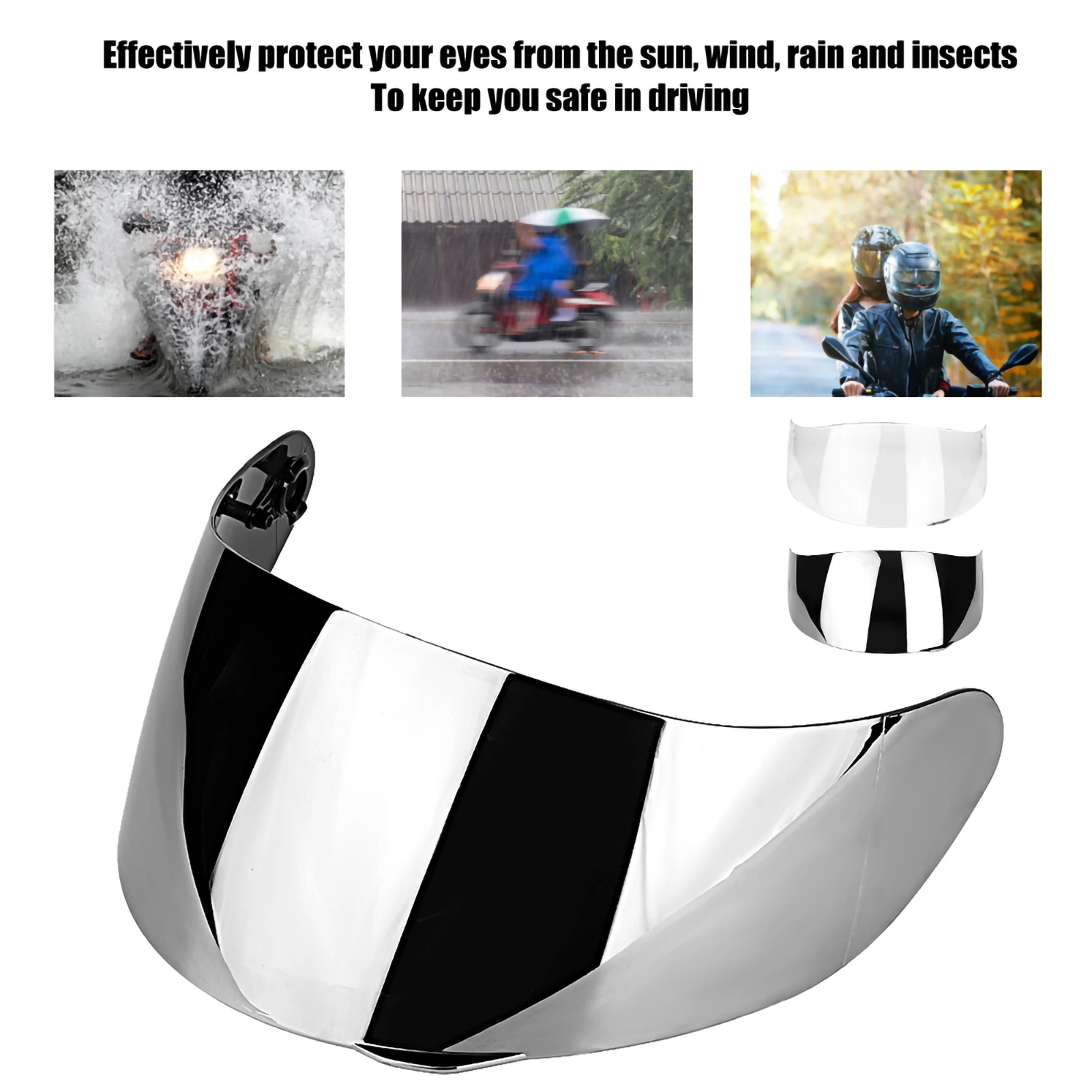 Helmet Lens Visor, Motorcycle Wind Shield Helmet Lens Visor Shield Full Face Fit For AGV K1 K3 SV K5