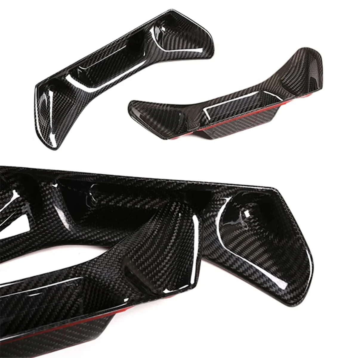 

Carbon Fiber Black Car Seat Backrest Cover Trim Stickers for Toyota Supra GR A90 A91 MK5 2019-2022