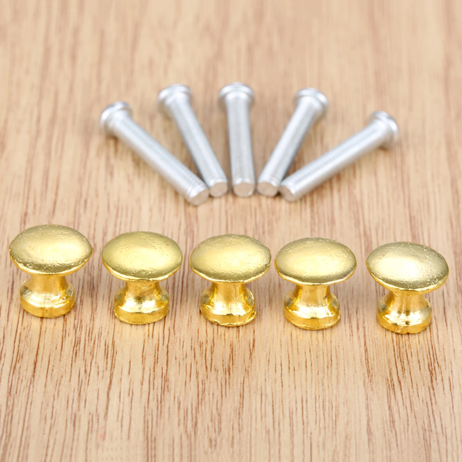 5Pcs Zinc Alloy Vintage Furniture Mini Knobs and Handles Jewelry Chest Cupboard Drawer Kitchen Cabinet Door Pulls Knob 12mm*11mm