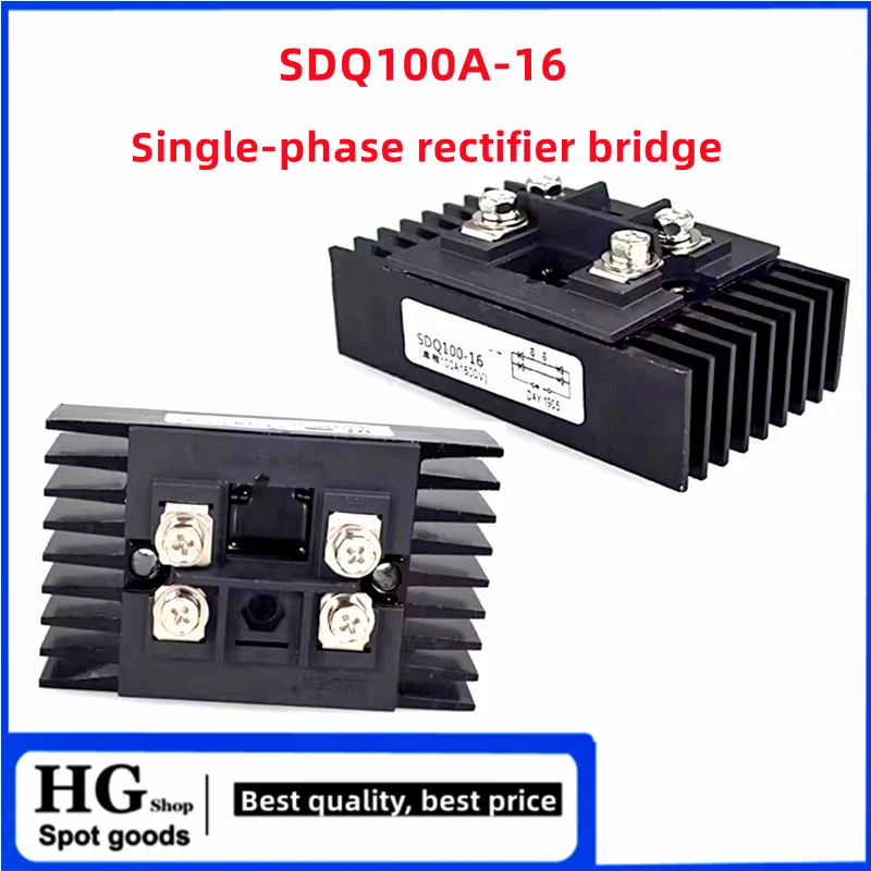 100A 1600V SDS100A-1600V SDQ100A-1600V ponte raddrizzatore trifase monofase con radiatore MDS MDQ100A Set di 1600V SDQ100A