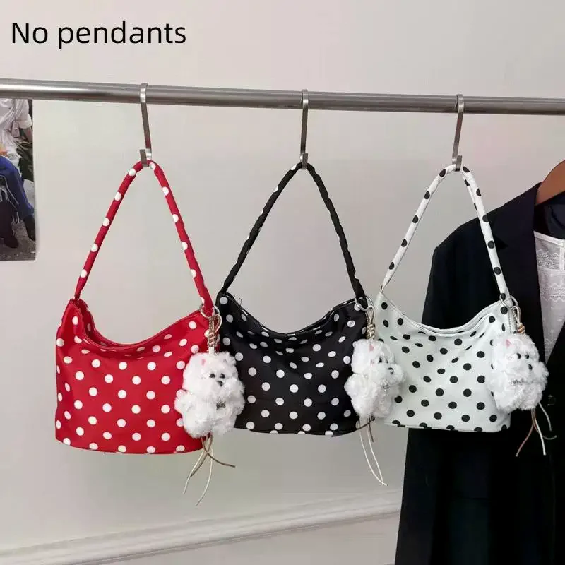 Oxford Cloth Shoulder Bag Polka Dot Large Capacity Tote Bag Lightweight Multi-color Handbag Women's Gift