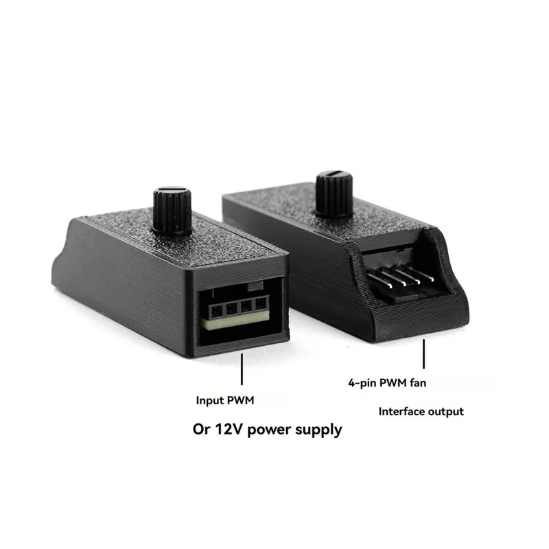 PWM Speed Controller 4-Pin Fan Speed Controller 4-Pin 12V Power Supply DIY Water-Cooling Cooling Fan Speed Controller