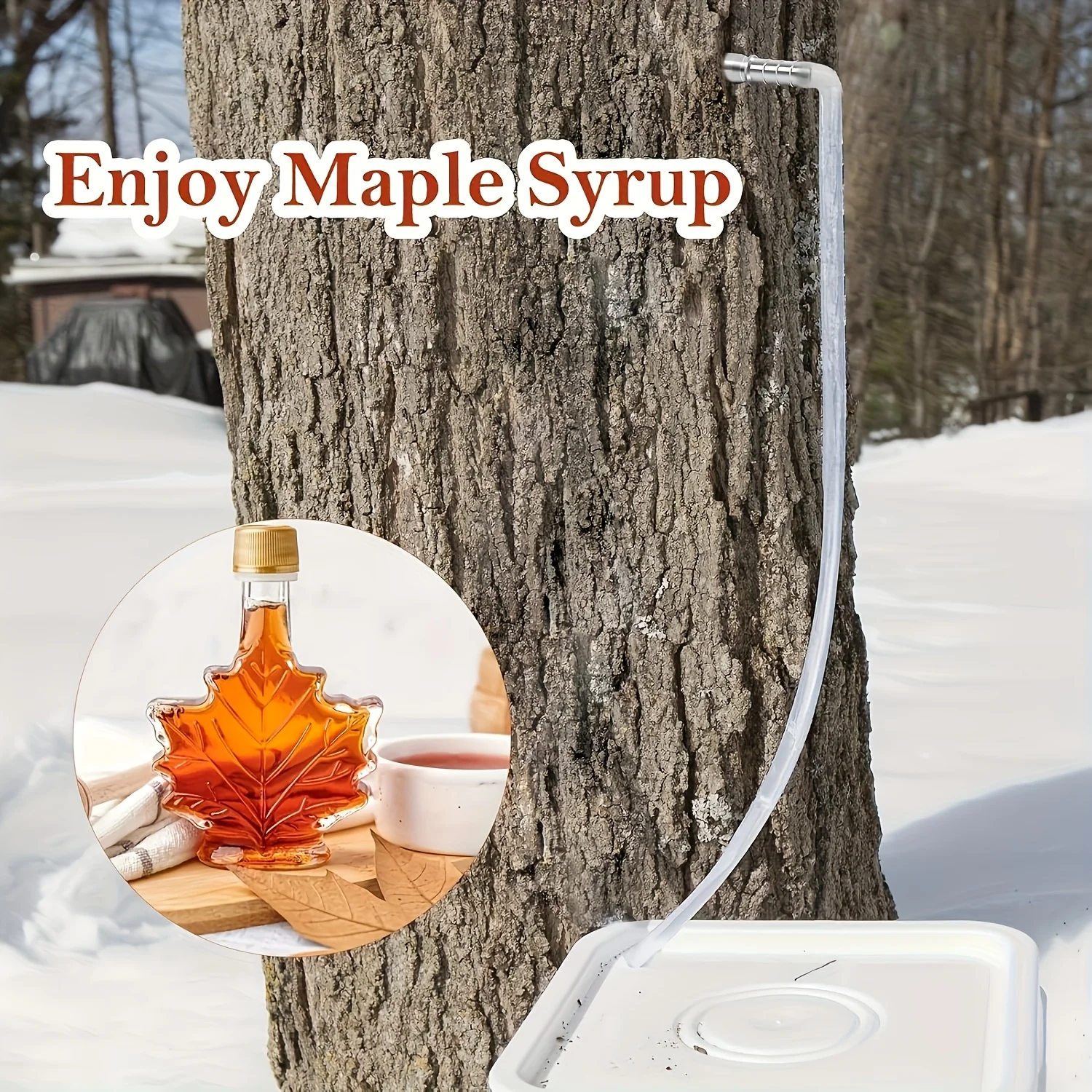 1pc Stainless Steel Birch Sap Collector For Harvesting Maple Syrup Maple Sap Tapping Spout Easy-To-Clean Sap Collection Tool