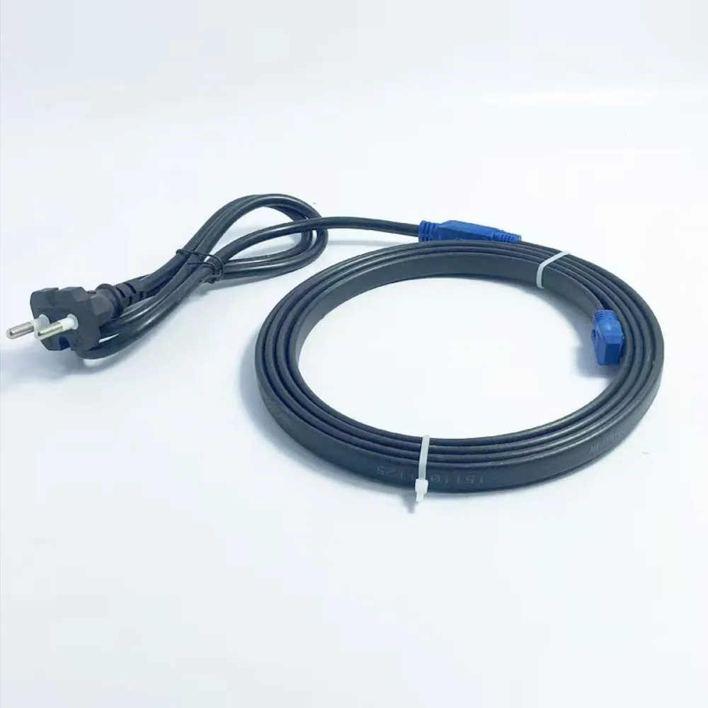 

Heat Self-Regulating Heating Cable 220V 3m Water Pipe Anti-Freeze Protection with EU Plug Attached Electric Wire HeatTracing