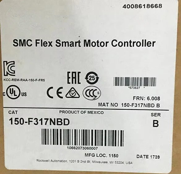 150-F317NBD 150F317NBD Ser B SMC Flex Smart Motor
