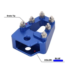 CNC Rear Brake Pedal Step Tip For Yamaha IT175 400 TT500 TTR125 125E/L LE TTR225 230 TTR250 XT225 IT TT TTR XT 250 350 550 600