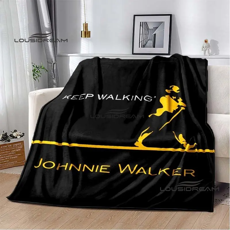 

Johnnie Walker Throws Blanket whisky Soft and comfortable Blanket for Beds Adults and Children Bedroom Living Room Sofa Nap Warm