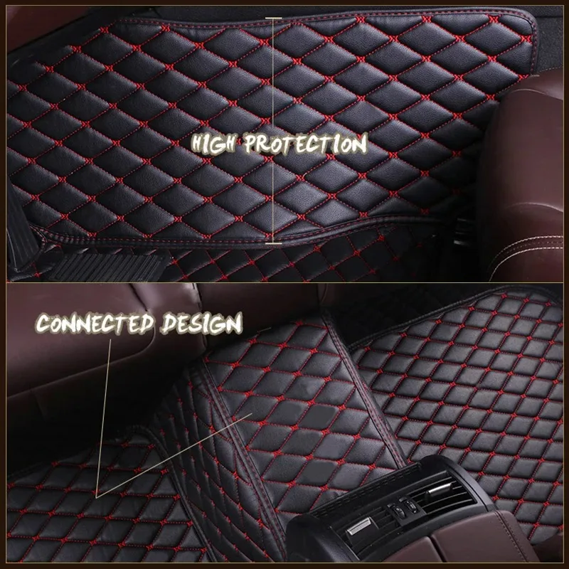 Custom Car Floor Mats for Porsche Cayenne 955 958 E Hybrid All Model Auto Accessories Styling Carpets Rug Carpet Interior Parts