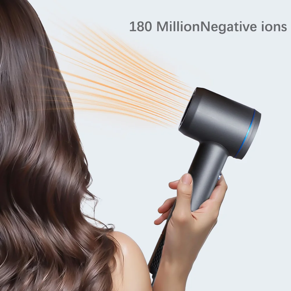 التحكم في درجة الحرارة التجفيف السريع مجفف الشعر المهنية Bldc مجفف الشعر