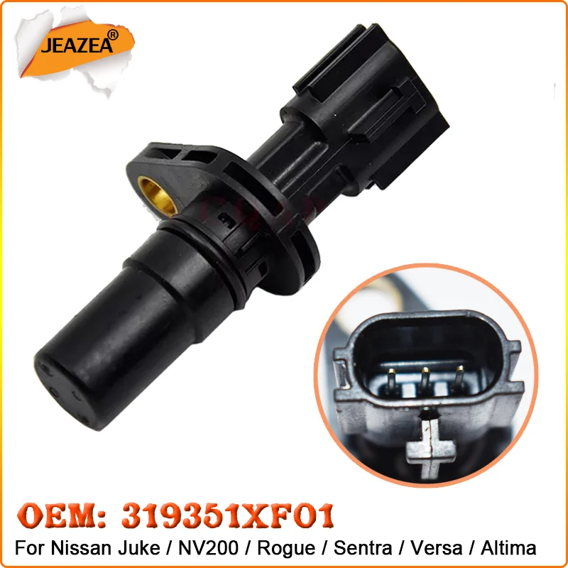 JEAZEA Transmission Speed Sensor For Nissan Altima Juke Rogue NV200 Sentra Versa Note 31935-1XF01 31935-X420B