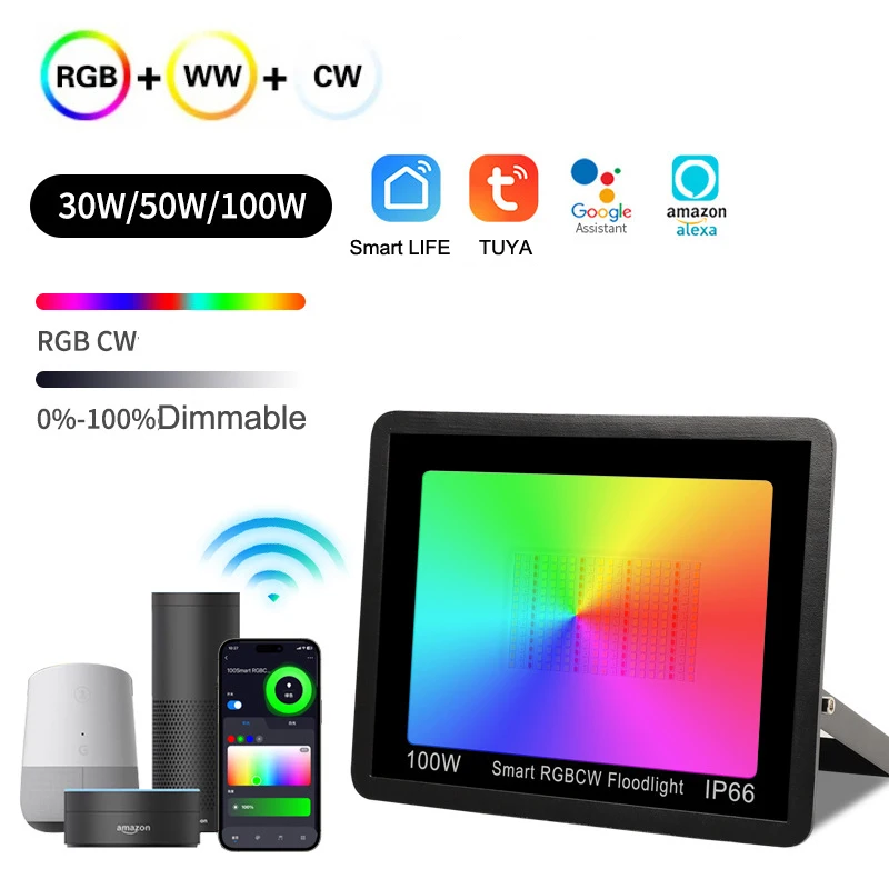 led-smd2835-floodlight-100w-50w-30w-ip68-waterproof-outdoor-rgb-led-spotlight-reflector-garden-street-light-wifi-remote-control