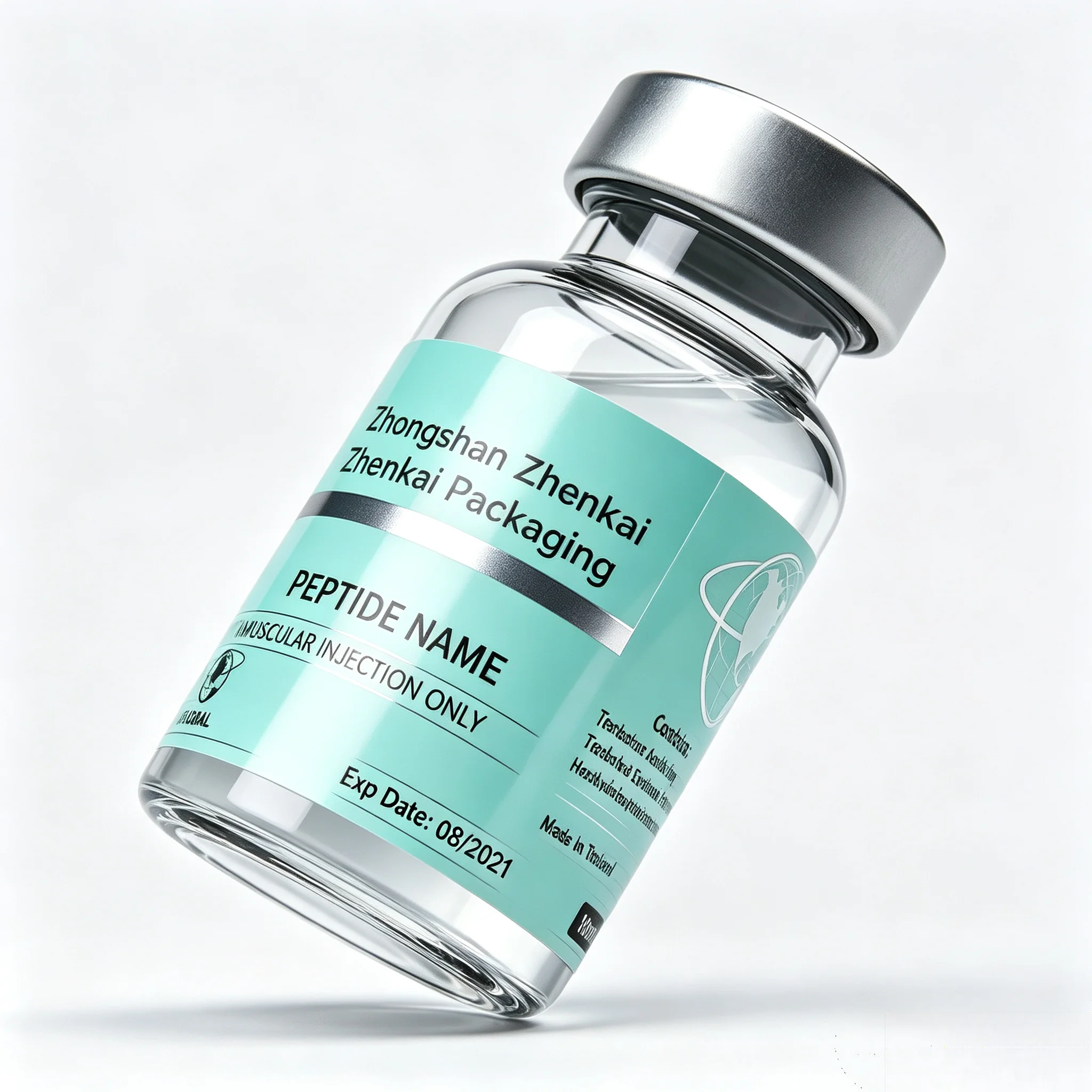 Peptide Product Pack Accessories,Non-toxic Vinyl Stickers,Industrial Labels and Custom Boxes for 3ml 5ml 10ml Sizes